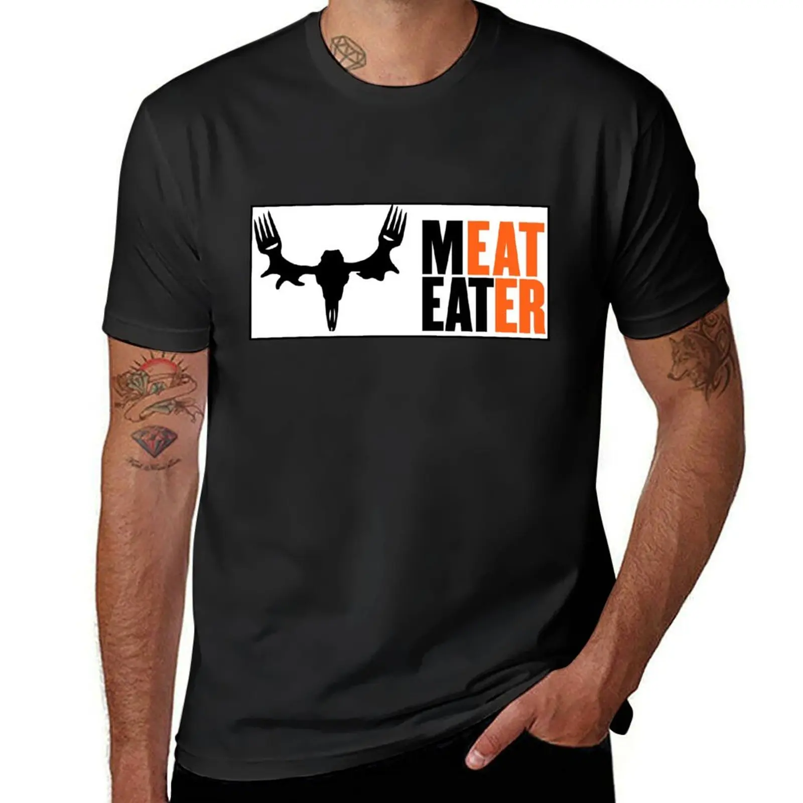 

Meat Eater T-Shirt for a boy graphic t shirt vintage oversized mens t shirt graphic