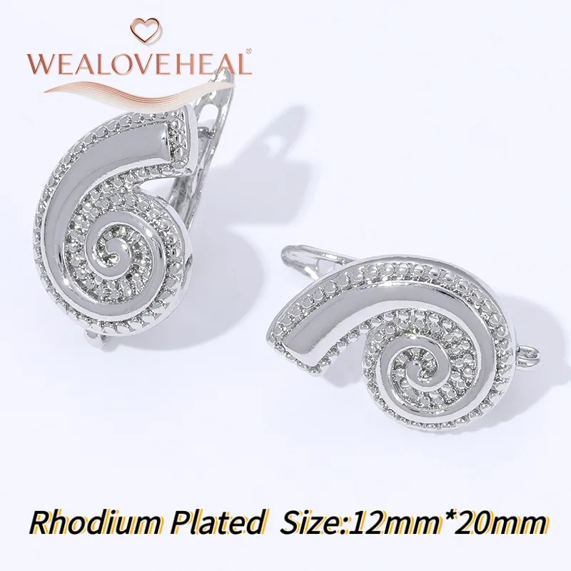 ohrringe selber machen, schmuckherstellung zubehör, Handgefertigte DIY-Ohrringzubehör-Accessoires, modisch, 18 Karat vergoldet, Schneckenform, Leverback-Ohrhaken, hochwertige Ohrringhakenverschlüsse – Detail 20