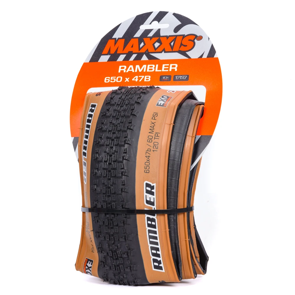 Maxxisランブラー折りたたみ道路自転車タイヤ650x47B 700x3 8/40/45