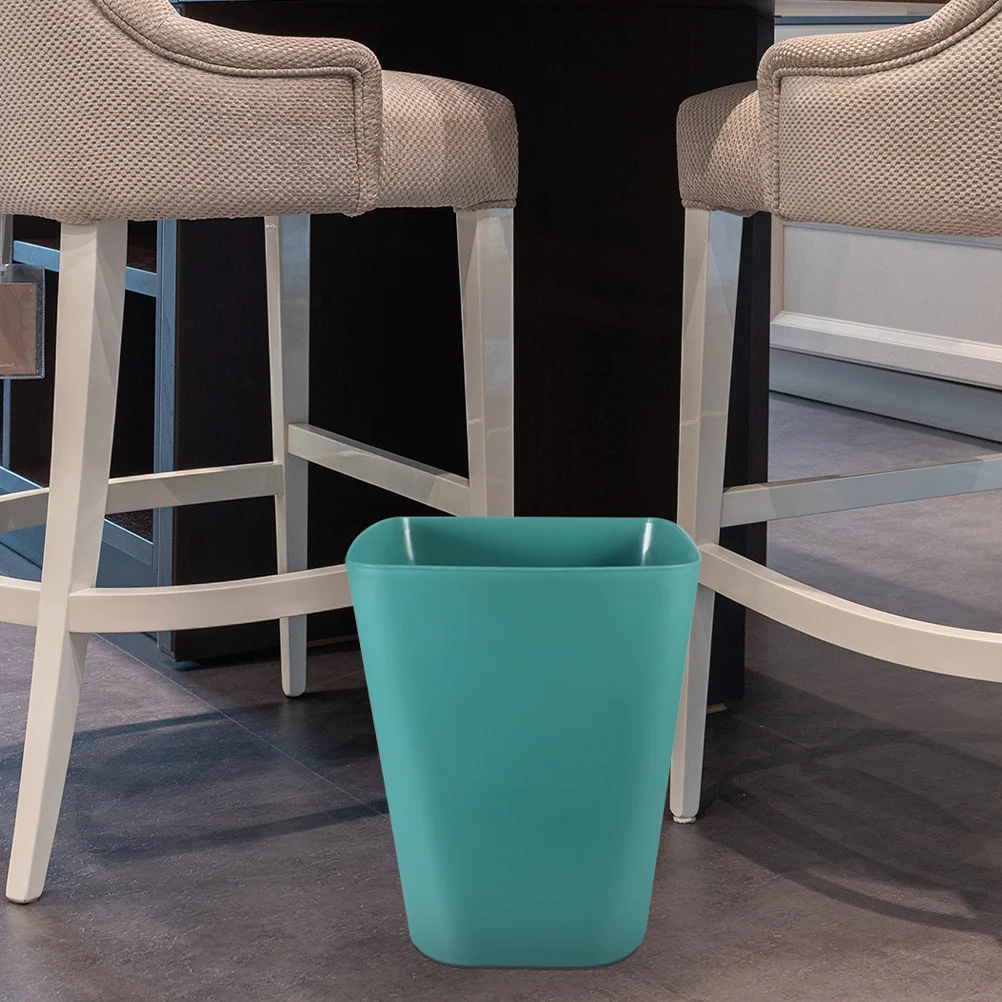 

2Pcs Square Trash Can Plastic Garbage Bin Simple Design for Home Office Bedroom Bathroom Kitchen Waste Basket Office Trash Can