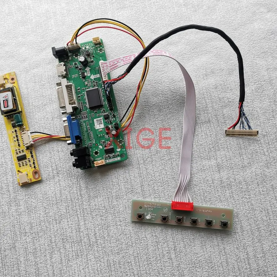 

Screen Controller Board Fit LQ170M1LA LP154WU2 LTN170CT01 LTN154CT02 1920x1200 1920*1200 2-CCFL 30 Pin LVDS VGA DVI HDMI Kit DIY