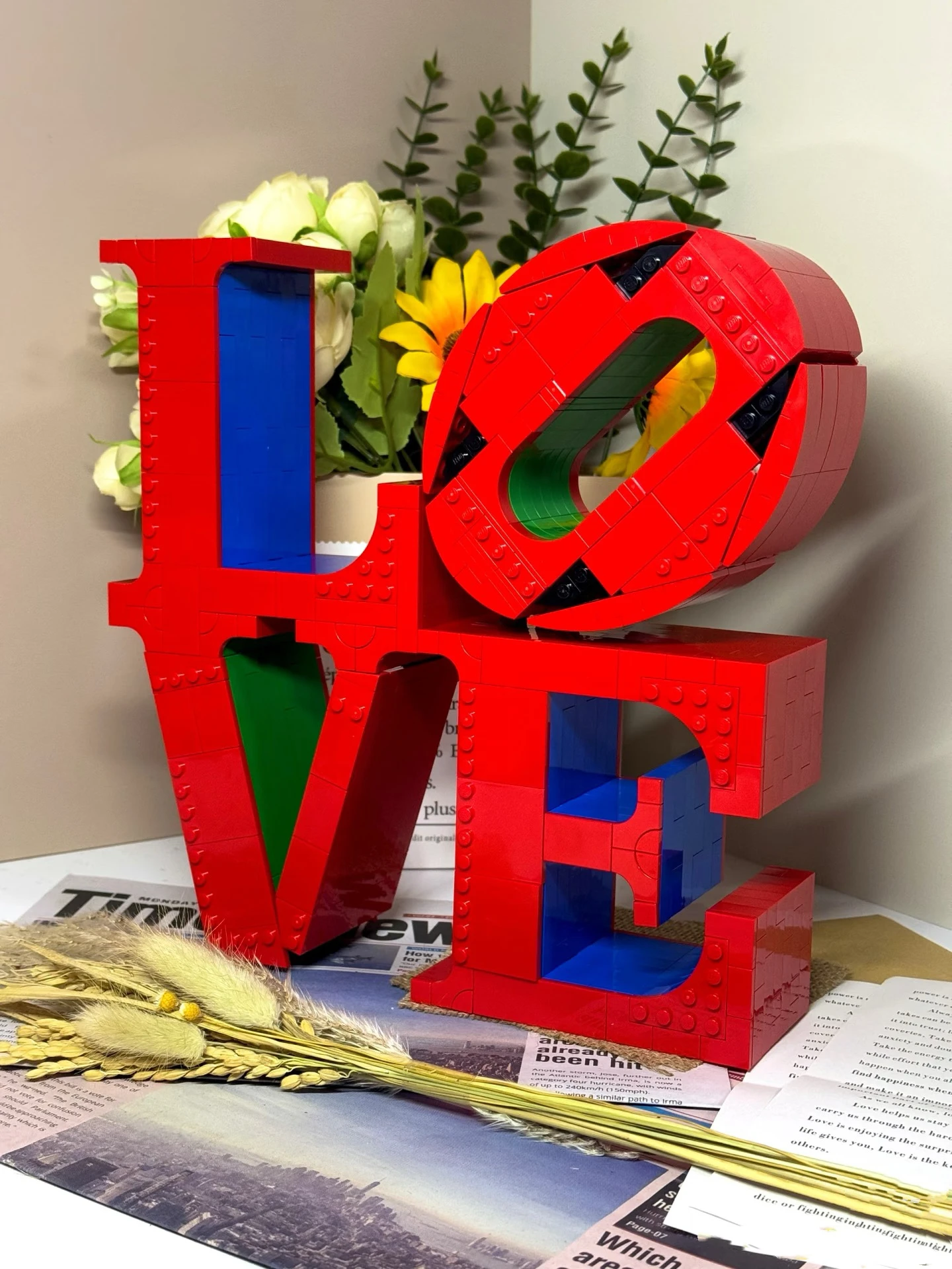 

Новинка 2025, скульптура любви, строительные блоки, детские игрушки, подарок на день рождения