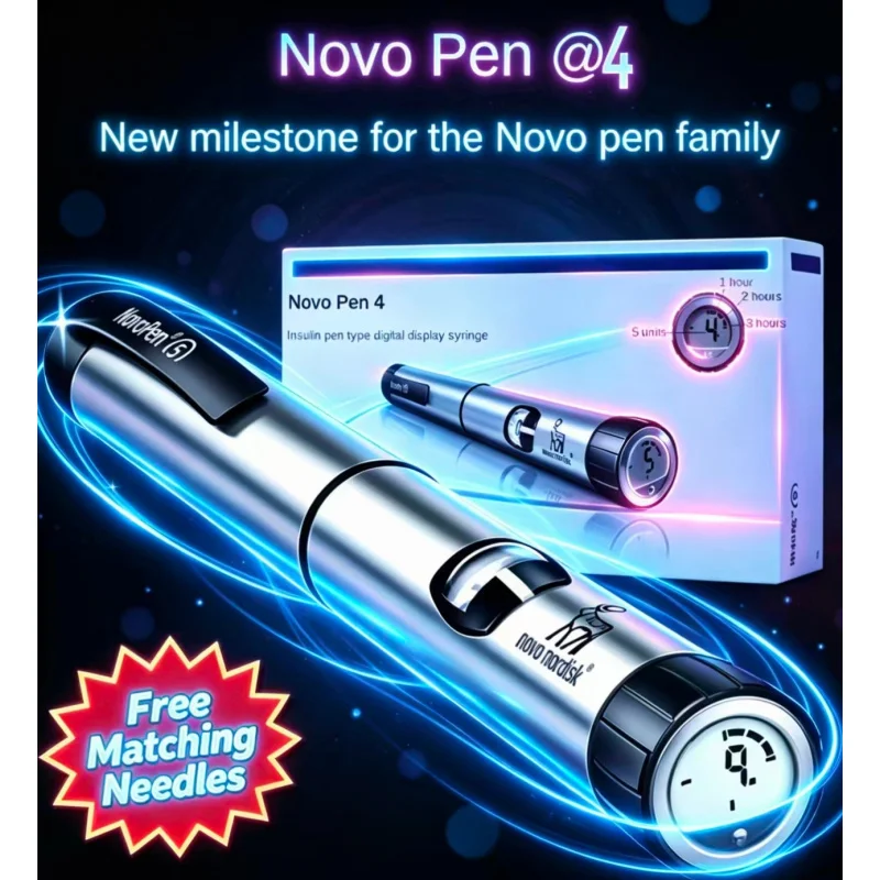 NovoPen4 & 5 & 6Insulin Injection Pen for Diabetes Management Resusable Smart Blood Sugar Control Device Accurate Delivery Pen
