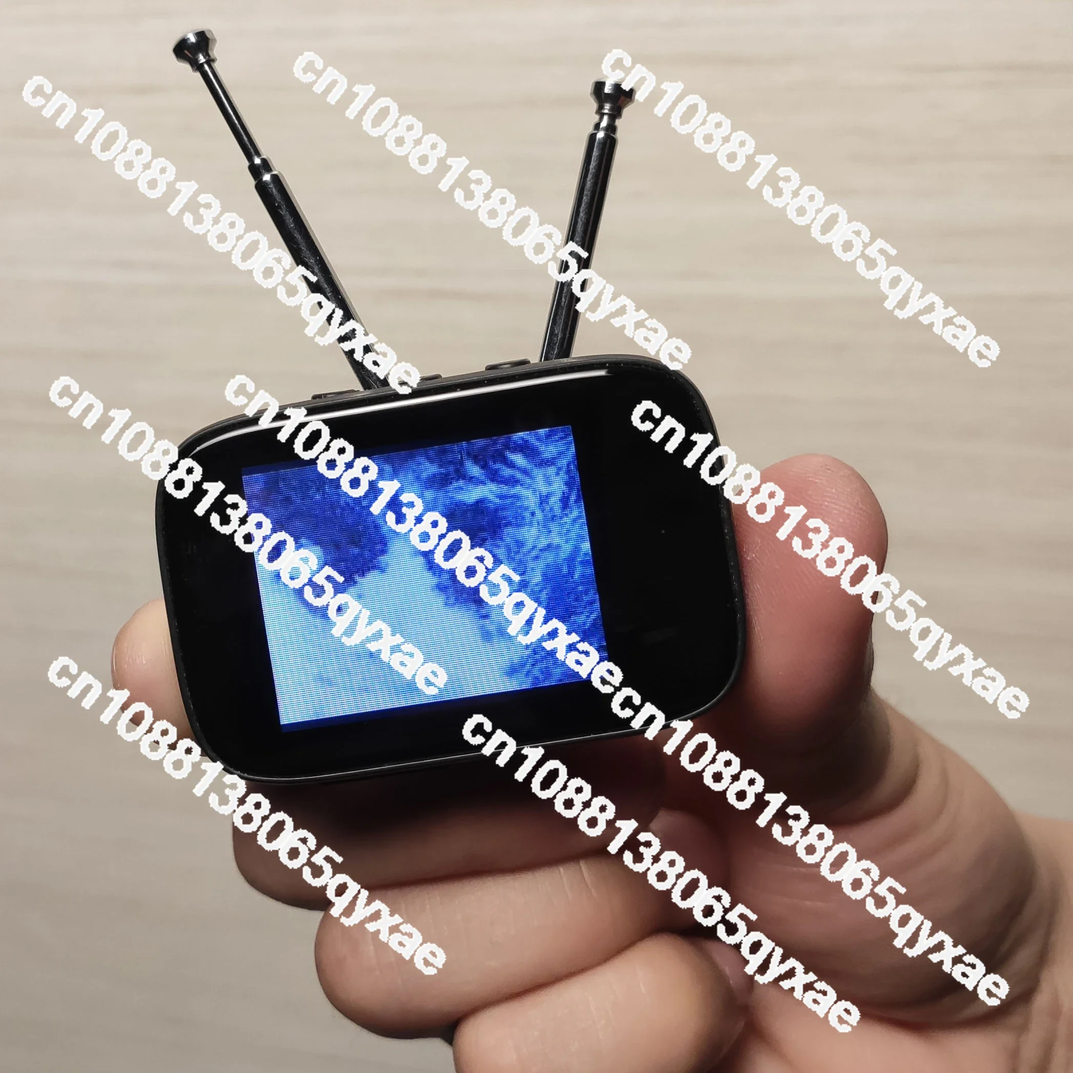 Retro Mini Touch Screen TV Television Watch Dollhouse Scene Model Miniature TV Model Toys Kitchen Furniture