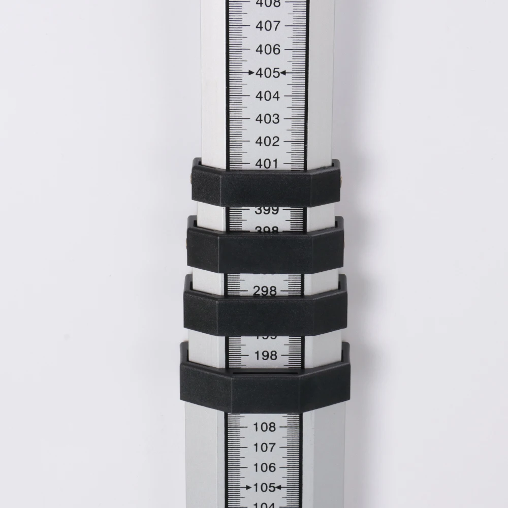 L9S8 Wide 72mm Telescopic Aluminum Leveling Rod with Double Scale 3M 4M 5M 7M for Selection