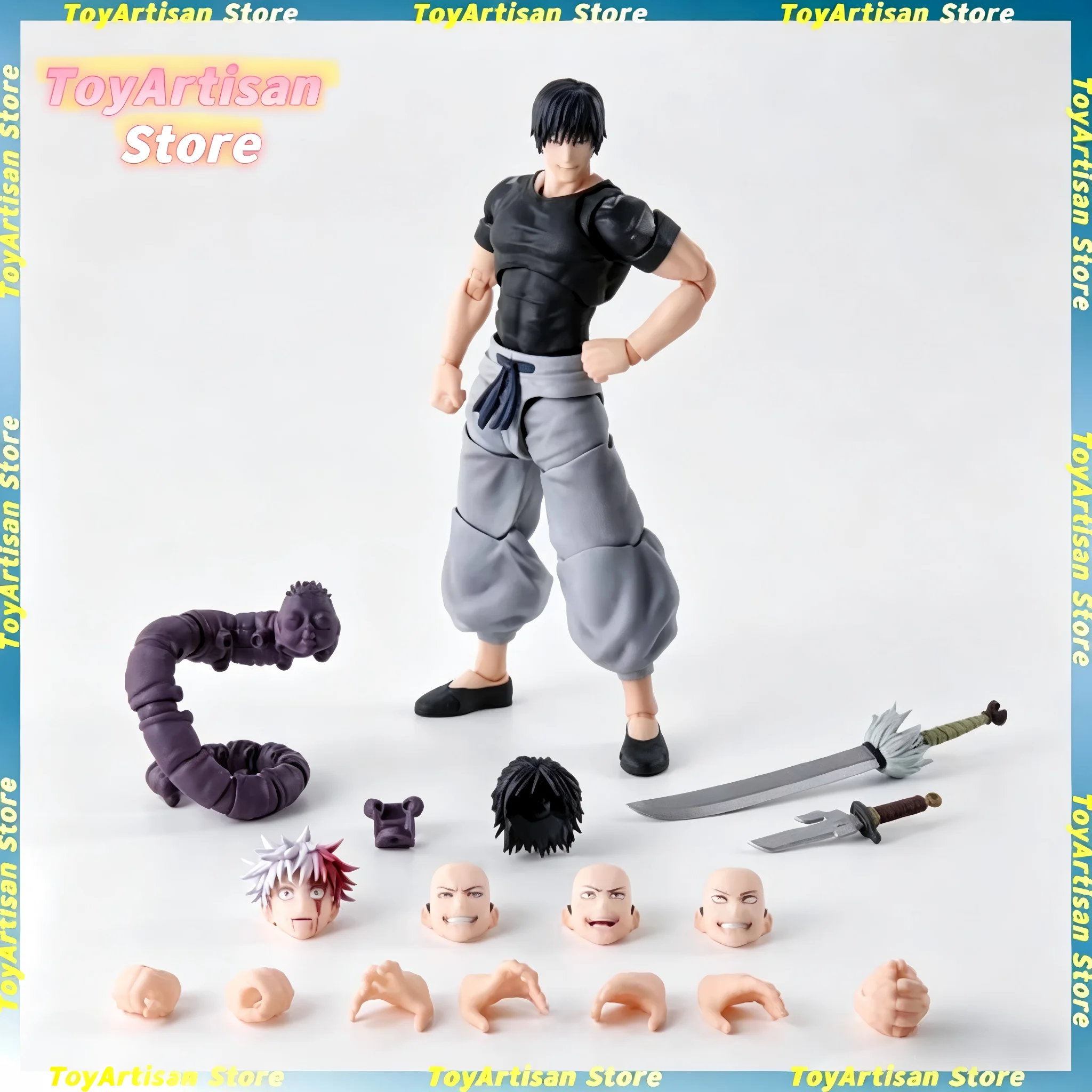 

InStock S.H.Figuarts Toji Fushiguro Jujutsu Kaisen Figure 15cm Articulated Collectible Toy With Cursed Spirit Premium Anime Gift