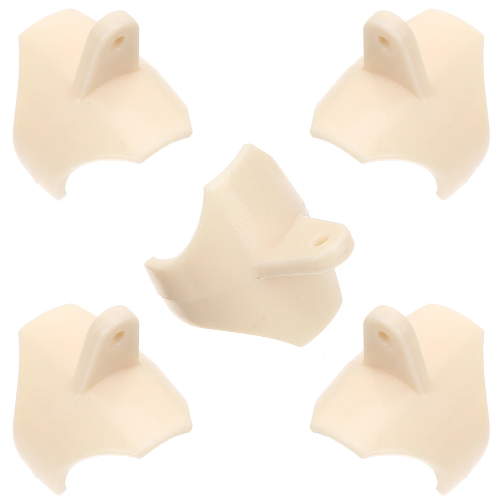 

5pcs Recorder Thumb Rest Cover ABS Comfortable Wear Resistant Clarinet Finger Protector Enhance Stability Reduce Fatigue