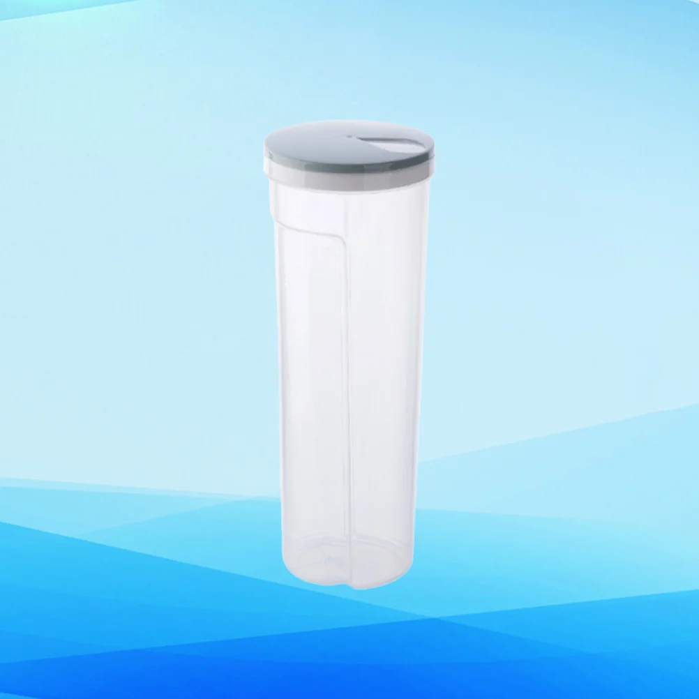 

Plastic Snacks Storage Jars Light Blue Transparent Sealed Containers With Scale Moisture Proof For Dry Food Grain Noodle