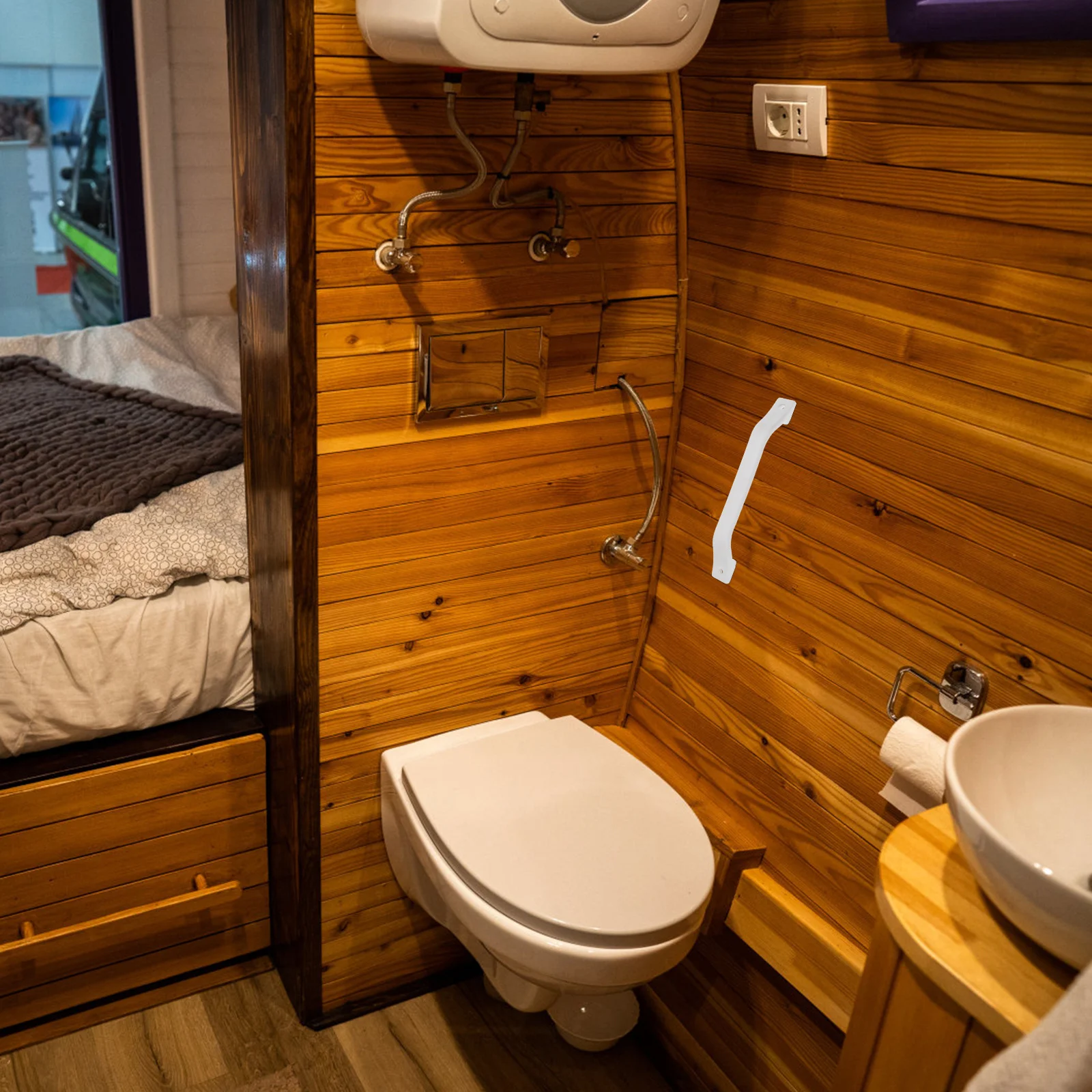 

1 комплект, пластиковые поручни, дорожный держатель для двери прицепа, поручень для ванны для пожилых людей, поручни для автофургона, безопасность для душа в ванной комнате