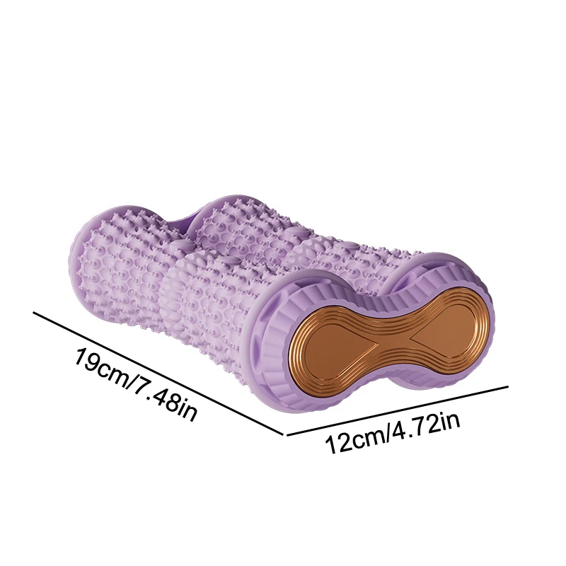 Massaggiatore per piedi Rullo per massaggio Palla per massaggio yoga Rullo per fascia plantare Rilassamento muscolare Cura Rulli per massaggiatore manuale per piedi in plastica