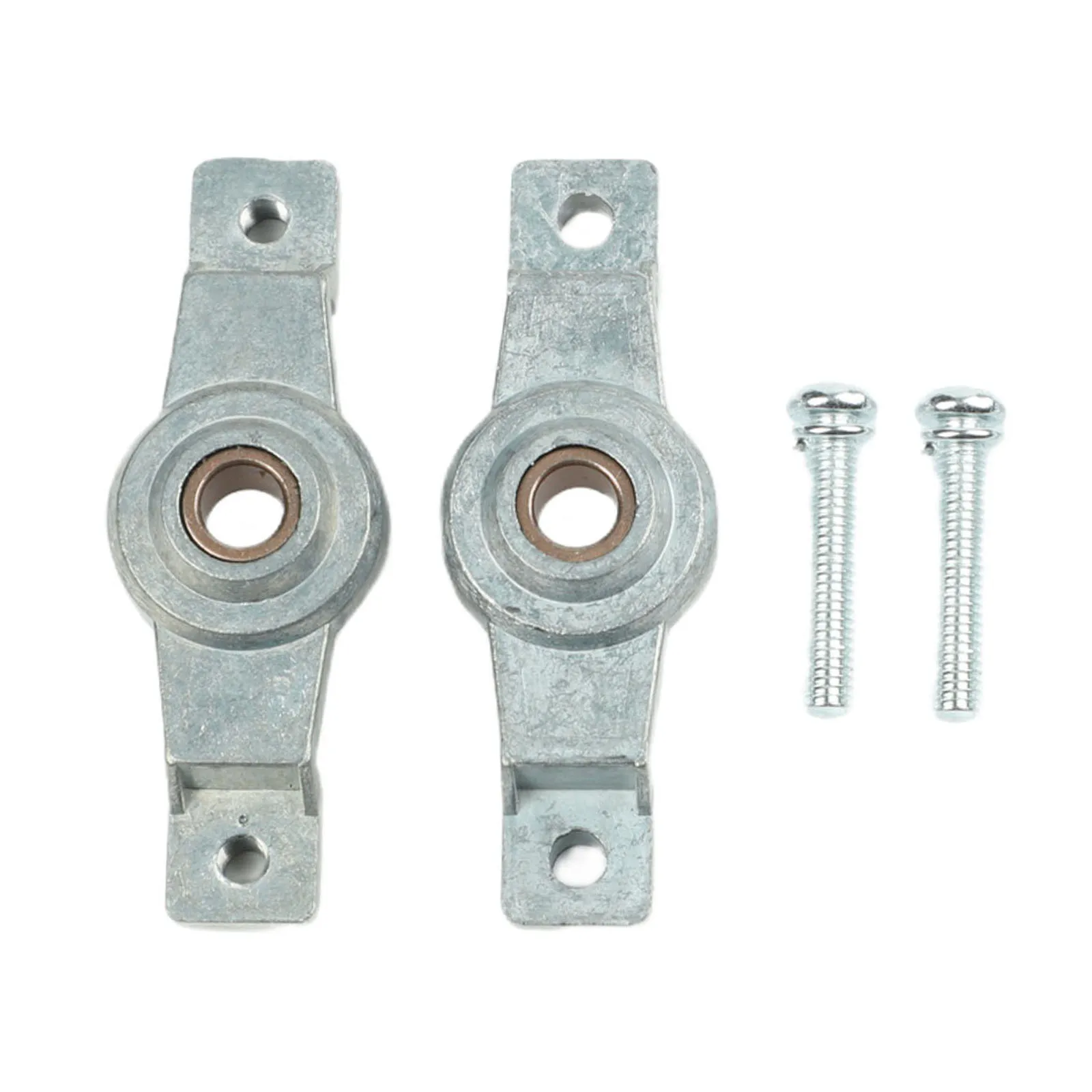 

2PCS Shaded Pole Motor Brackets Compatible with For YJ61 Motor Bearing Shaft Holders Featuring Metal Build and Mounting Hardware