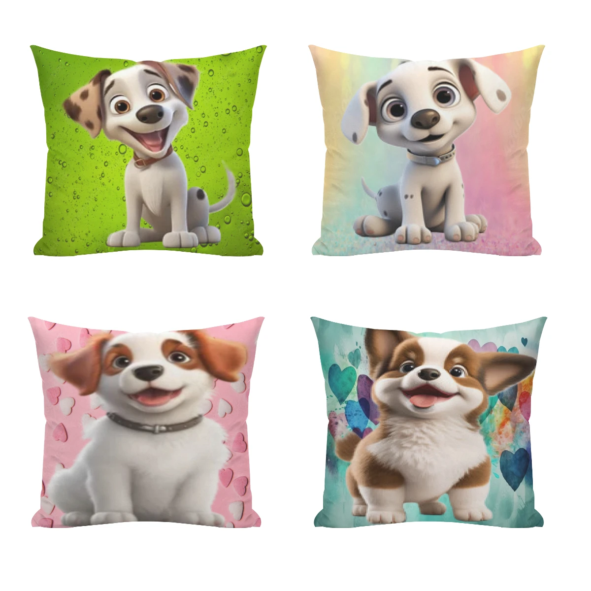 

Dog Mom Pillow Cushion Case Dakimakura Cover Decorative Sleeping 45x45cm