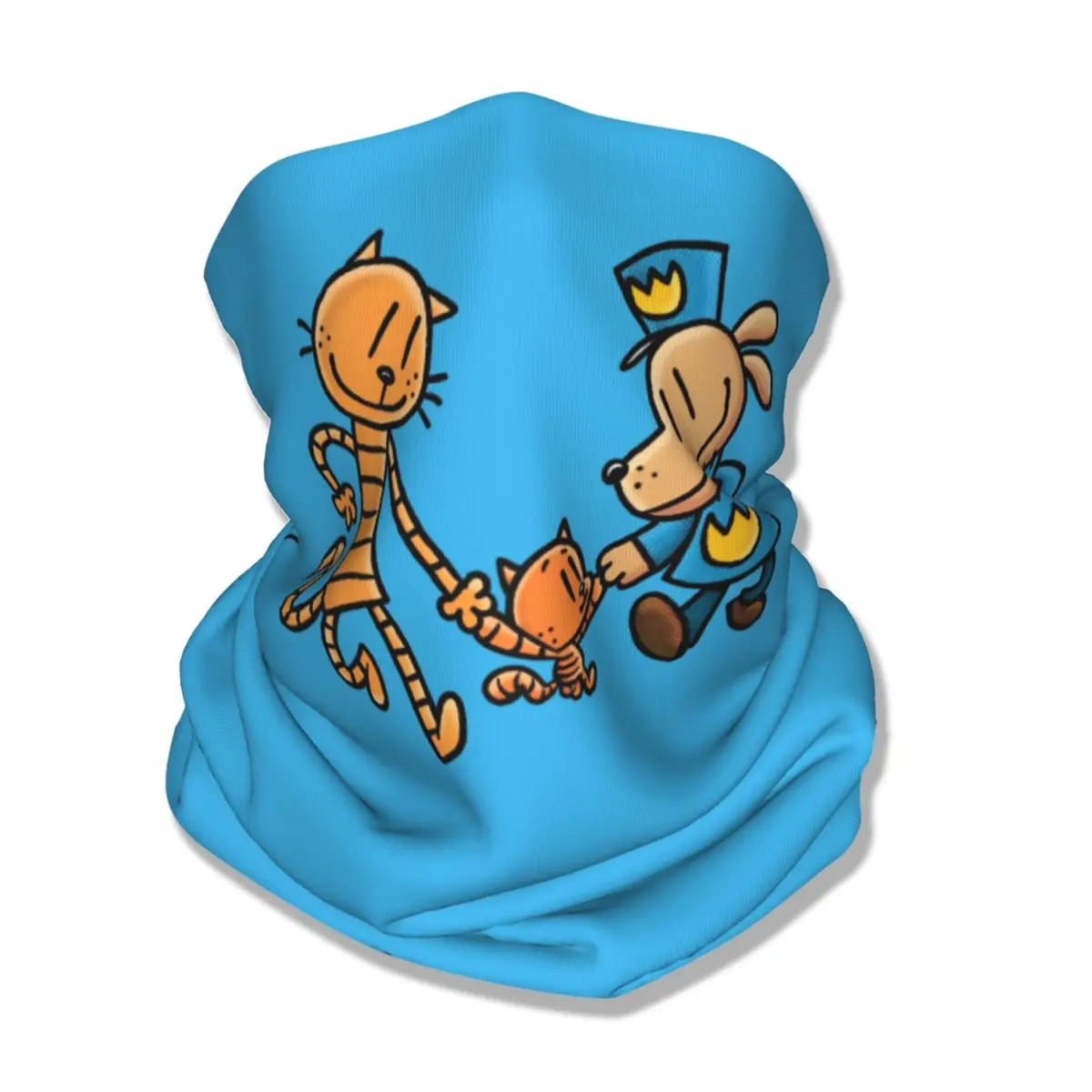 Dog Man Dogman Movie Comic Bandana Neck Cover Printed Cartoon Animals Wrap Scarf Multifunctional Headband Running Unisex Adult