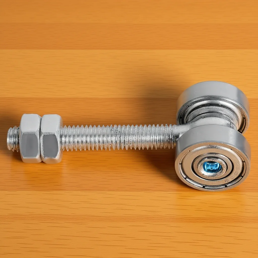 

High Precision Trolley Assembly for Sliding Cabinet Door Heavy Duty 2 Wheel Roller with Double Bearings Window Door Hardware