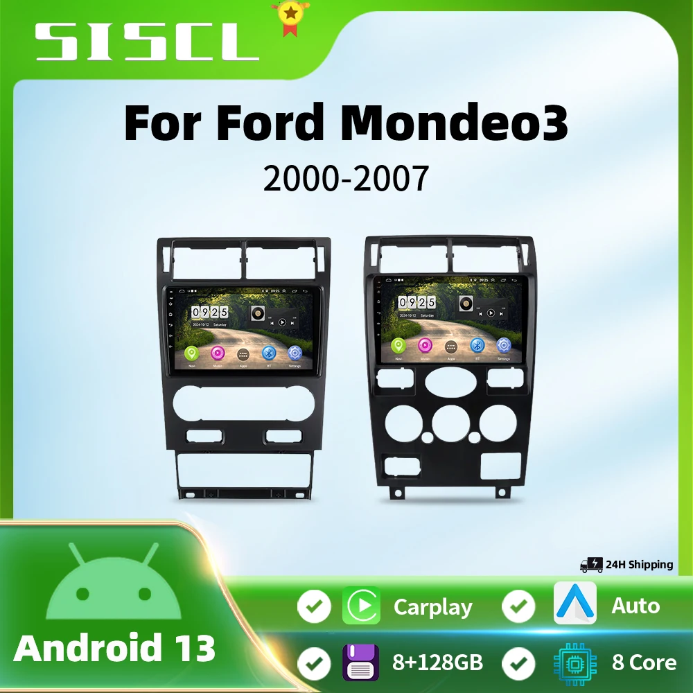 

For Ford Mondeo 3 2000-2007 Car Radio Multimedia Video Player Navigation GPS No 2 din Dvd 4G WIFI Carplay Stereo Car Android 13