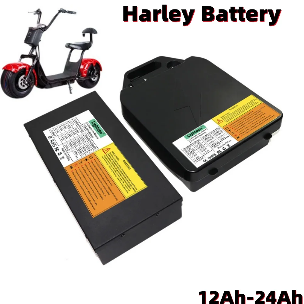 

100% NEW For Harley 60V 30Ah Electric Motorcycle Waterproof Lithium Power Battery Suitable CityCoco Electric Scooter Battery
