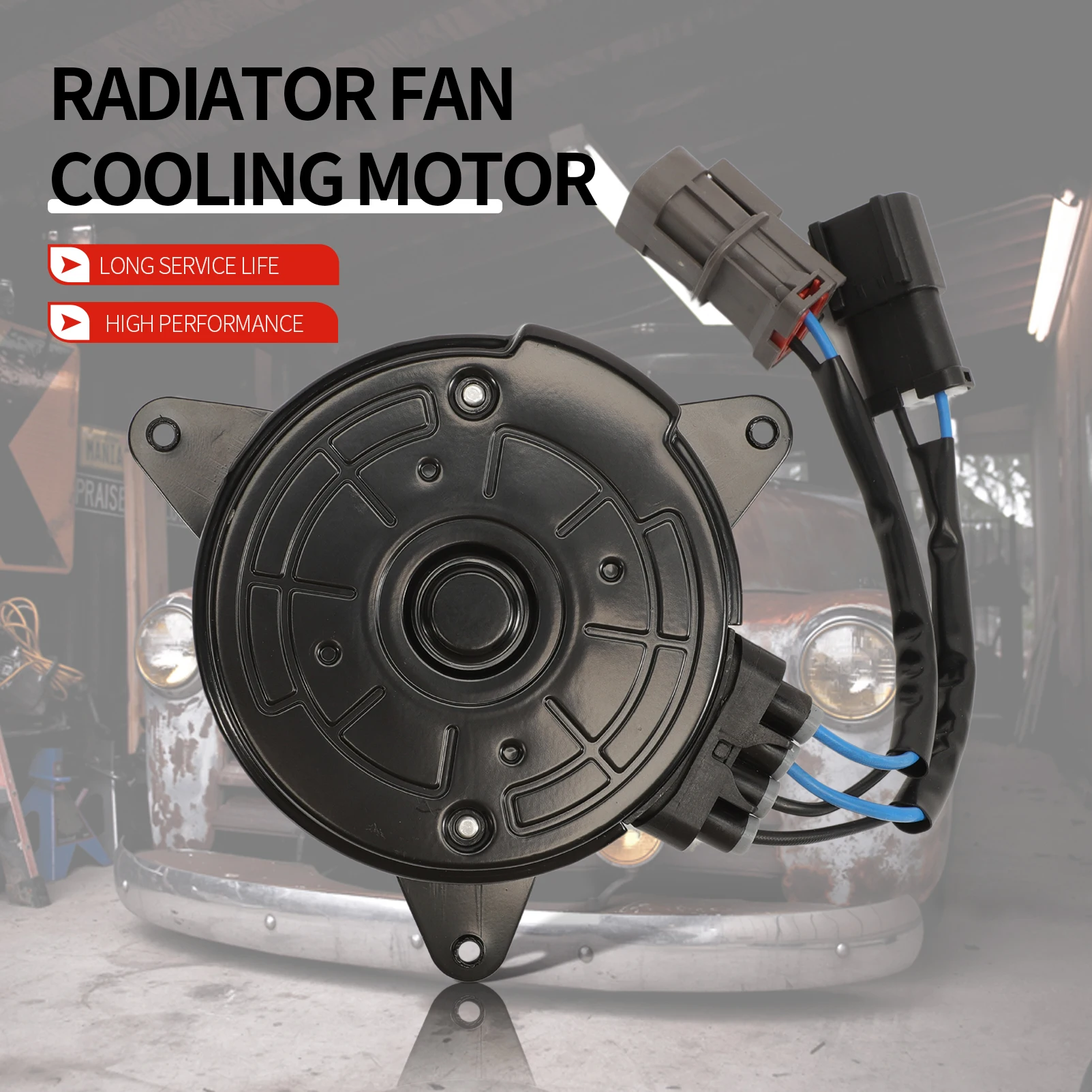 Radiator Fan Cooling Motor 21487-1KA0B For Nissan Versa 2012-2019 Versa Note 2014-2019 L4 1.6L 21487-1KA0A 214871KA0E