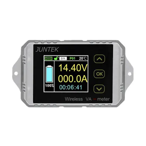 DC 400v 300A wireless capacity Voltage Power Meter Coulomb Counter Display