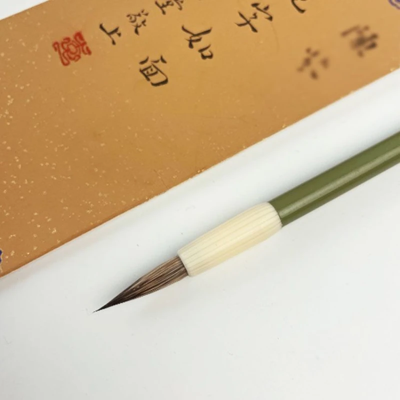 Pincel de pelo de conejo, pincel especial de caligrafía de canción china, suministros de dibujo de línea de escritura Regular pequeña