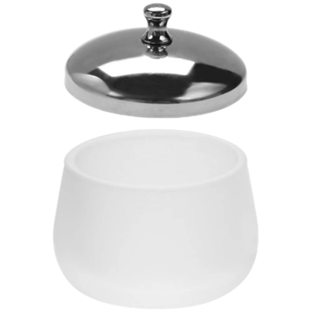 كوب مانيكير من الزجاج البلوري، وعاء فني للأظافر من الفولاذ المقاوم للصدأ لخلط السوائل الأكريليكية، تصميم احترافي