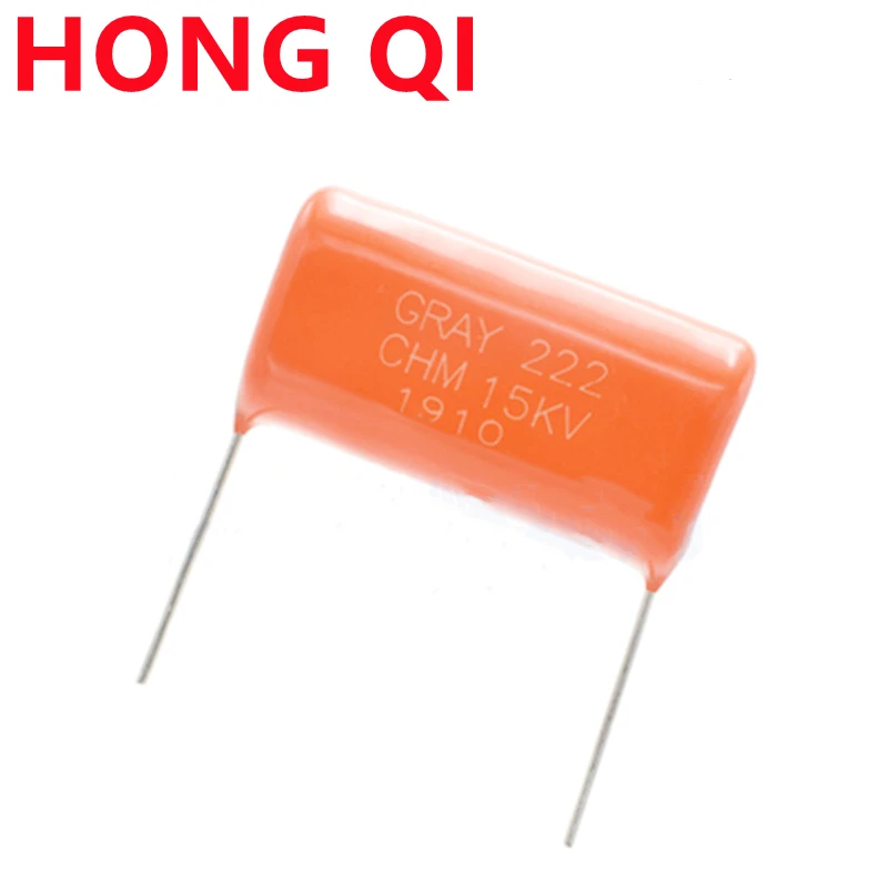 5PCS High-voltage capacitor 222 15KV through beacon argon arc welding induced arc high-voltage capacitor CBB capacitor