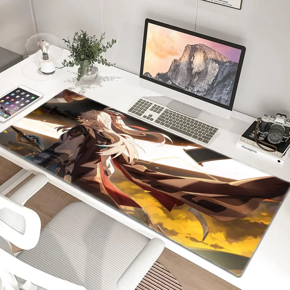 

1pc Honkai Star Rail Jing Yuan Mouse Mat Desk Mat With Pad Gaming Accessories Prime Gaming XXL Keyboard Pad