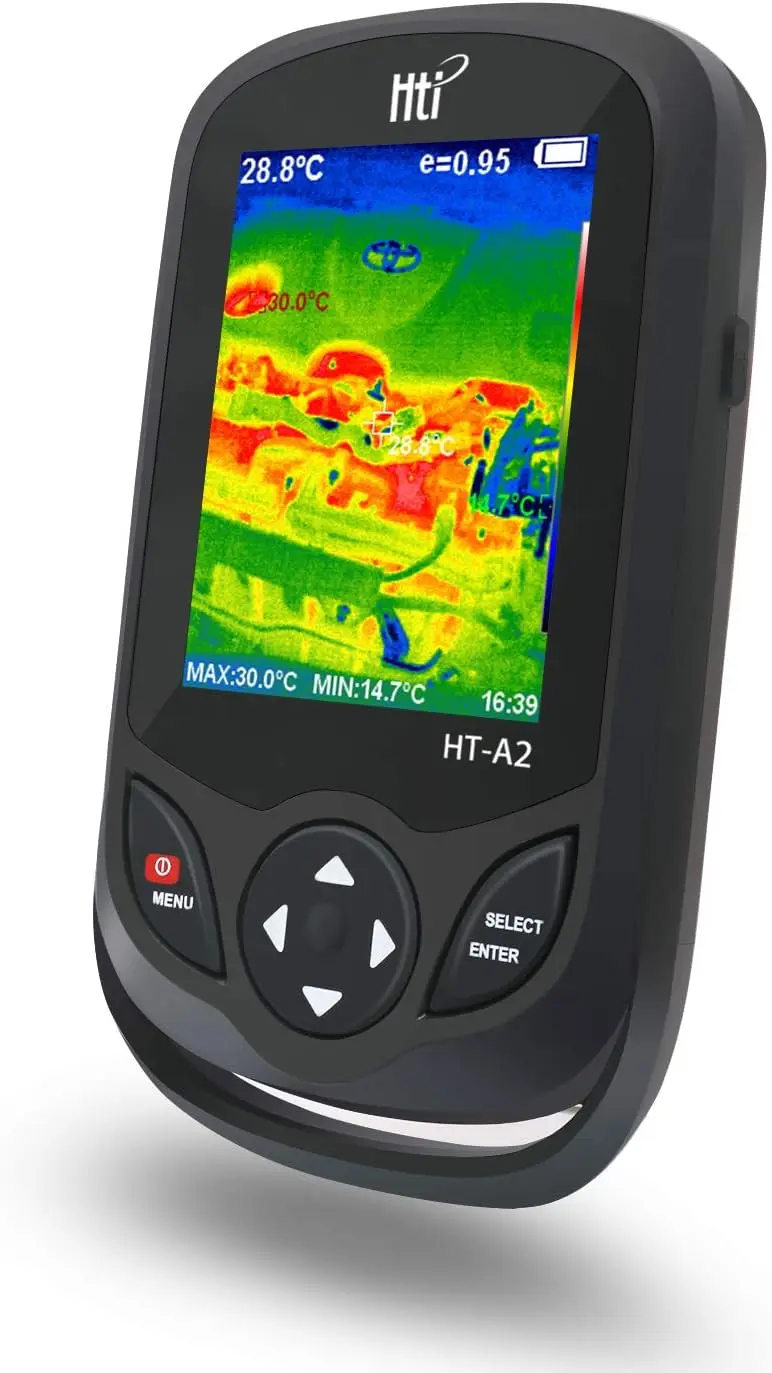 

320 x 240 IR Camera, Pocket-Sized Infrared Camera with 76800 Pixels Real-Time Thermal Image, Temperature Meas