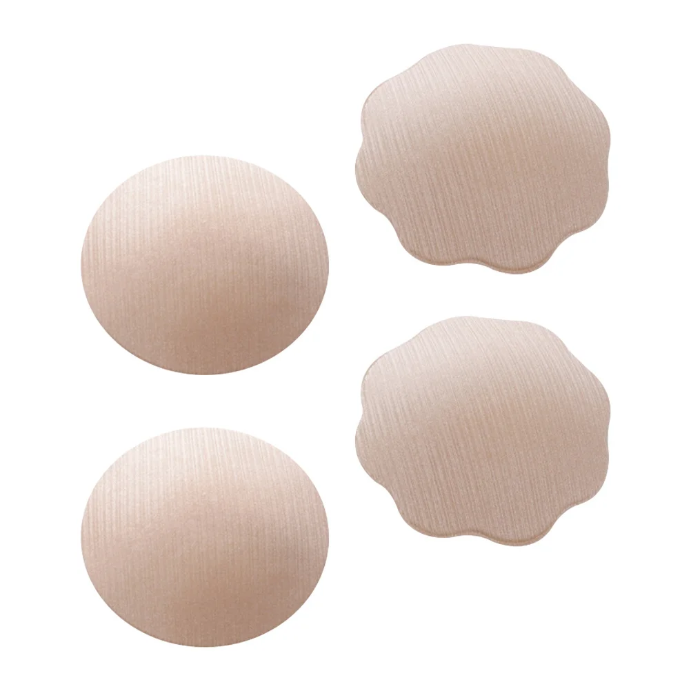 2Pairs Invisible Nipples Covers Comfortable Non-Irritating Adhesive Pasties for Women Invisible Bra Stickers Breathable