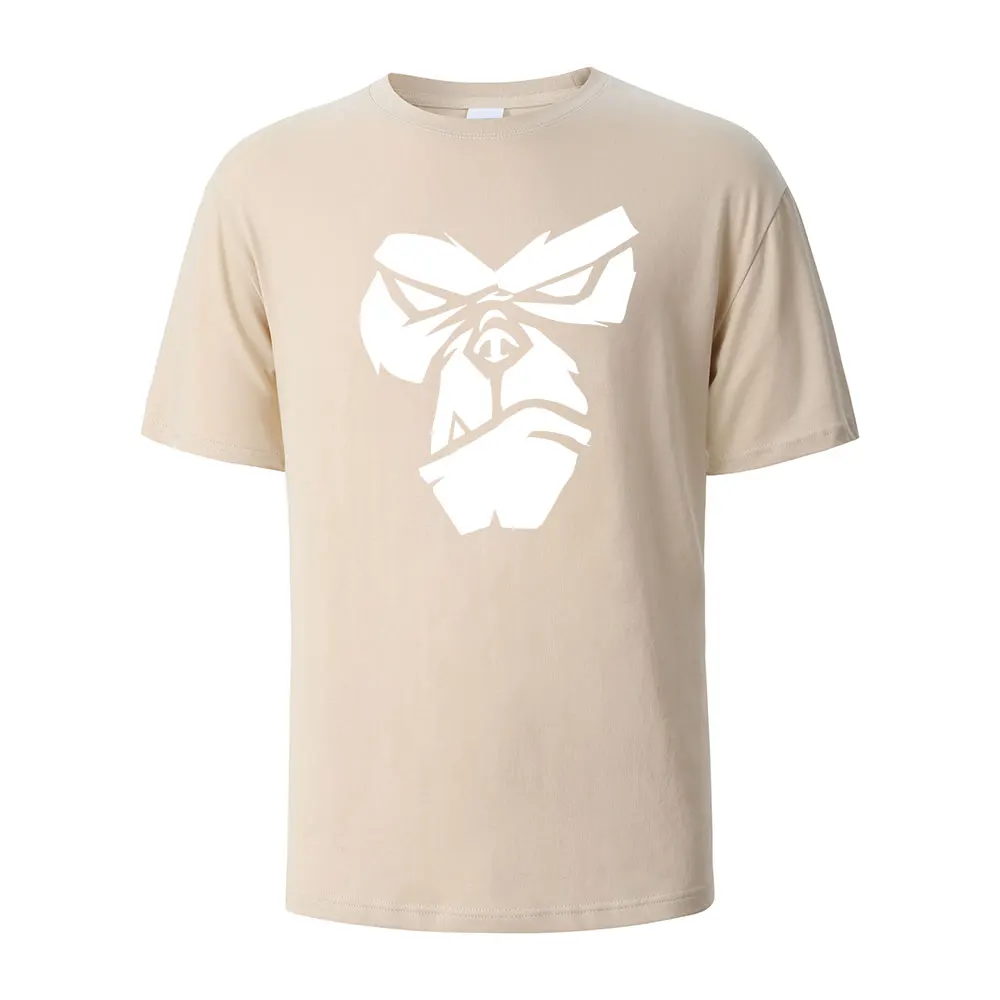 NONE Gorilla Face Print T-Shirt Black/S 5