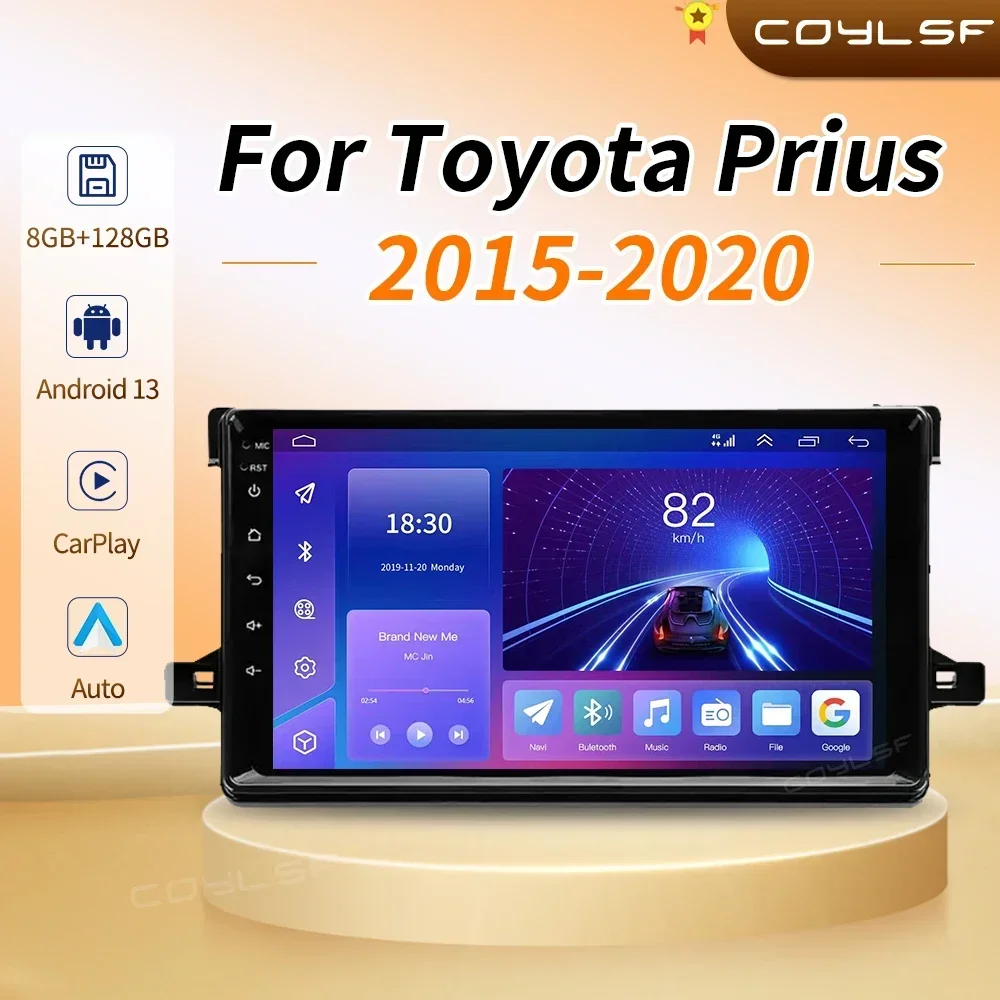 

Car Radio For Toyota Prius XW50 2015 - 2020 Video Player Android10.0 DSP 2 din 4G WIFI Undefined Theme Carplay GPS