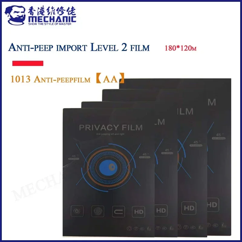 MECHANIC HD Clear/Matte/Privacy Hydraulic Films mit Cut Code Phone Screen Protector für E360 MAX S760 S730 Film Cutting Machine