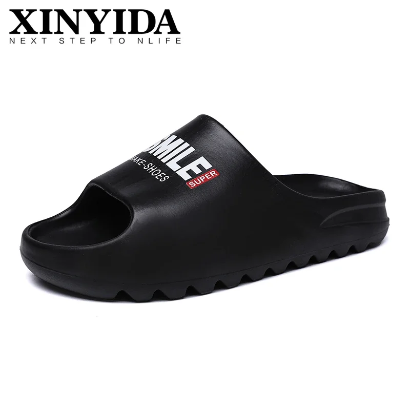 

Unisex Summer YZY Slides Slip On Breathable Beach Sandal Flip Flops Lightweight Fish Mouth Bone White YZY Slippers Size 35-46