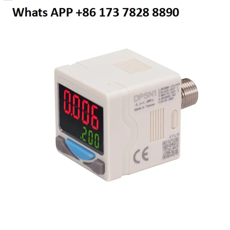Digital Pressure Gauge Positive and Negative Pressure Gauge DPSN1-10020 Vacuum Gauge - 0.1-1