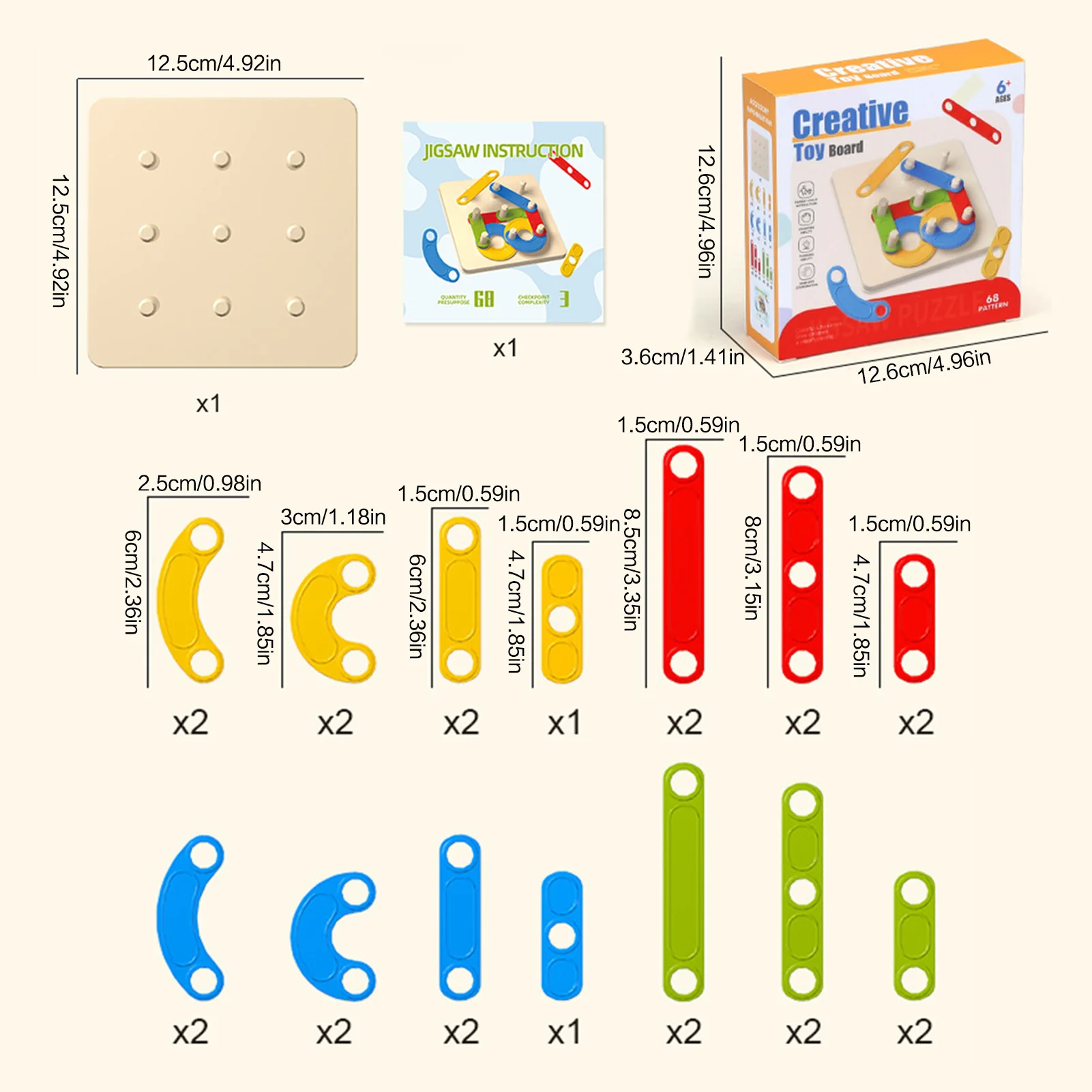 Jouets de trieur en plastique pour enfants, jouet de tri de couleurs en forme Montessori, cadeau d'anniversaire et de Festivals