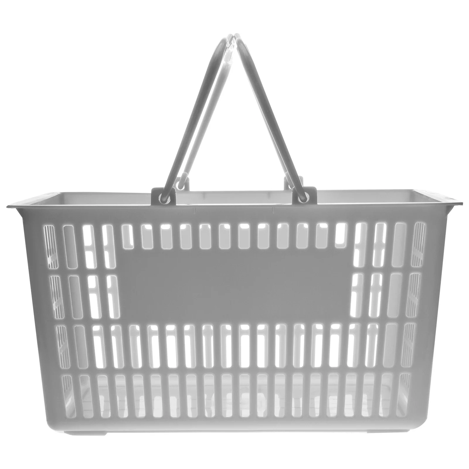 

Shopping Thickened Storage Basket For Supermarket Snack Shop Fruit Store Plastic Sundries Organizer Hollow Handle
