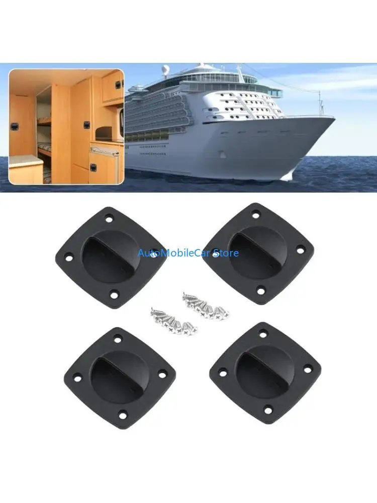 

G8TE 4pcs Anti Corrosion Nylon Boat Hatches Handles Simple Installs for Marine Crafts