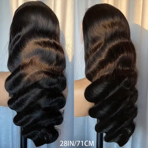 Body Wave Lace Front Human Hair Wigs 200 Density 13x4 Glueless Body Wave Human Hair Wigs For Woman 13x6 HD Lace Human Hair Wig