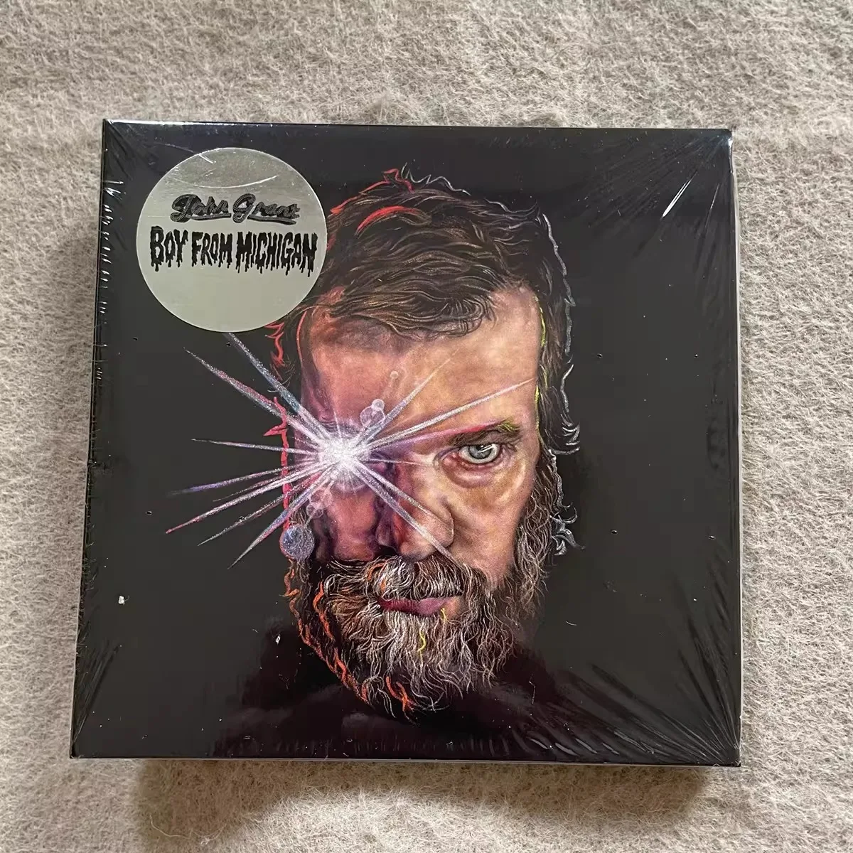 

John Grant Boy From Michigan CD | Indie Pop & Synth-Pop Album | Atmospheric Electronic Soundscapes & Lyrical Storytelling