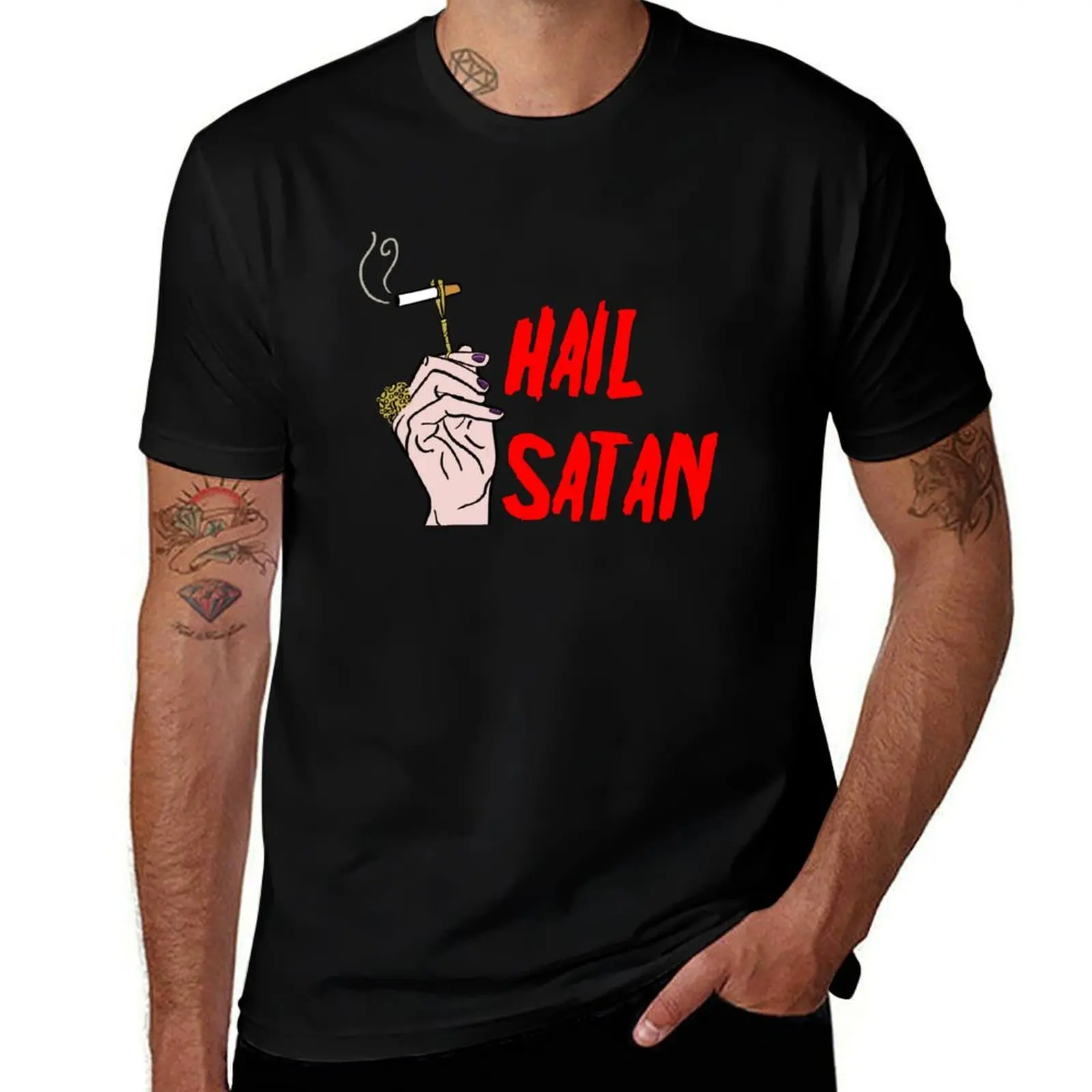 

Hail Satan (Zelda) T-Shirt mens graphic t shirts men t shirt cotton 100% man t shirts for men T-Shirt