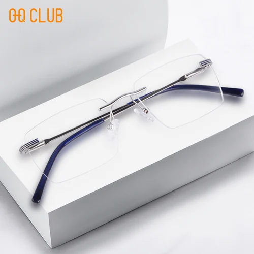 Imagen 2 del producto Gafas graduadas O-Q CLUB a tendencia para hombre Lunette Pour Femme, gafas originales para mujer, lentes para miopía para leer gafas