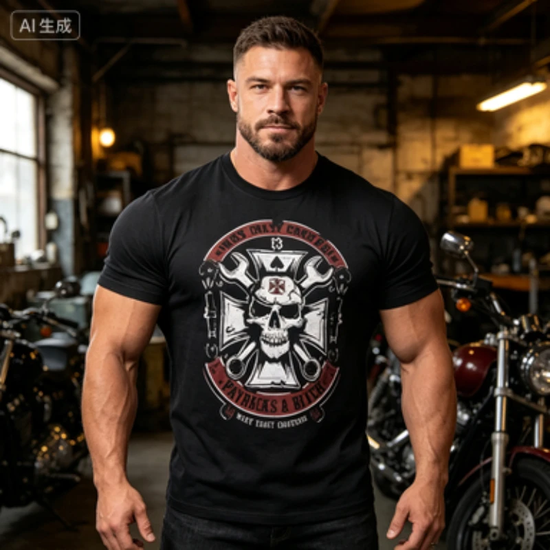 New 2026 Classics West Coast Choppers Vintage Graphic Tee 100% Cotton Round Neck Casual Regular Fit Unisex T-shirt Summer Top