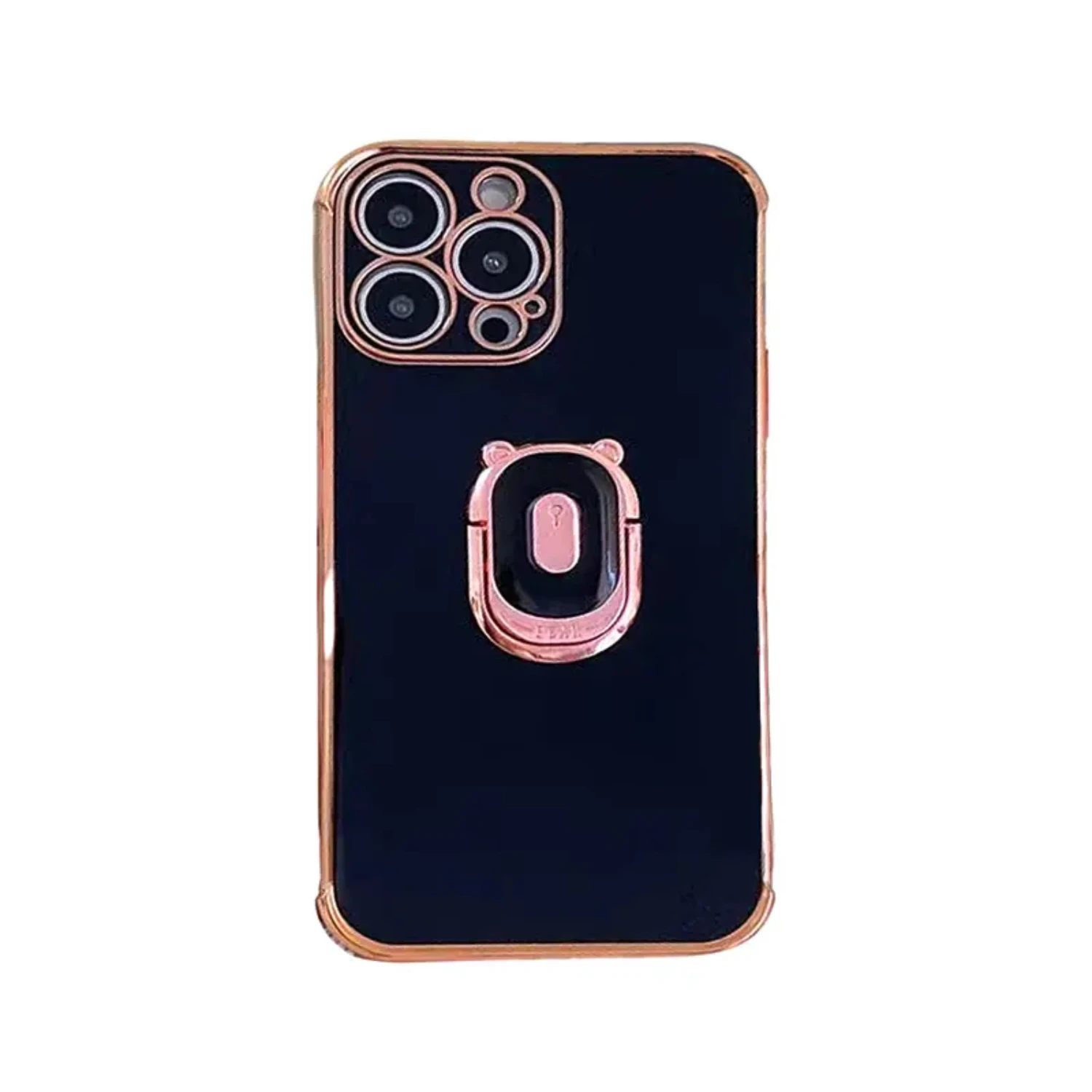 

Black Shock Absorbent Protective Case With Bear Stand For IPhone 7/7P/8/8P/X/XS/XR/Xs Max/11/11pro/11pro Max/12/12 Pro/12pro Max