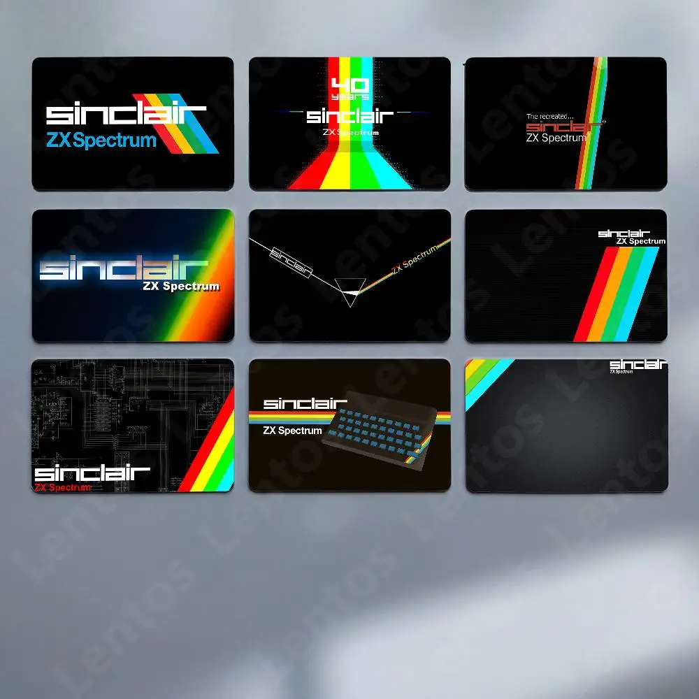 Protector de Tarjeta Bancaria con Diseño Retro de Sinclair ZX Spectrum 2024, Holográfico Láser Anime