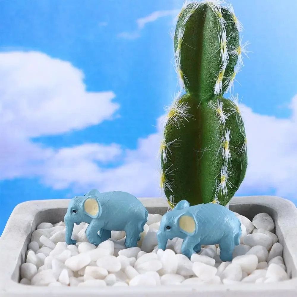 مصغرة المشهد الصغير الحيوان تررم الحلي الفيل مصغرة الجنية حديقة التماثيل بيت الدمية ديكور