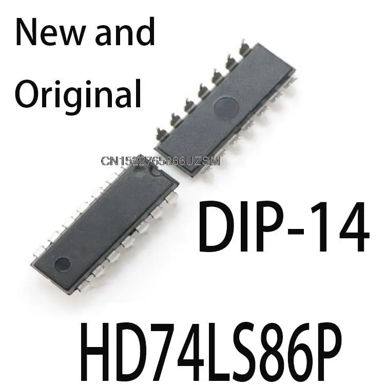 100PCS New and Original DIP14 HD74LS86 DIP SN74LS86N DIP-14 74LS86 SN74LS86AN new and original IC HD74LS86P