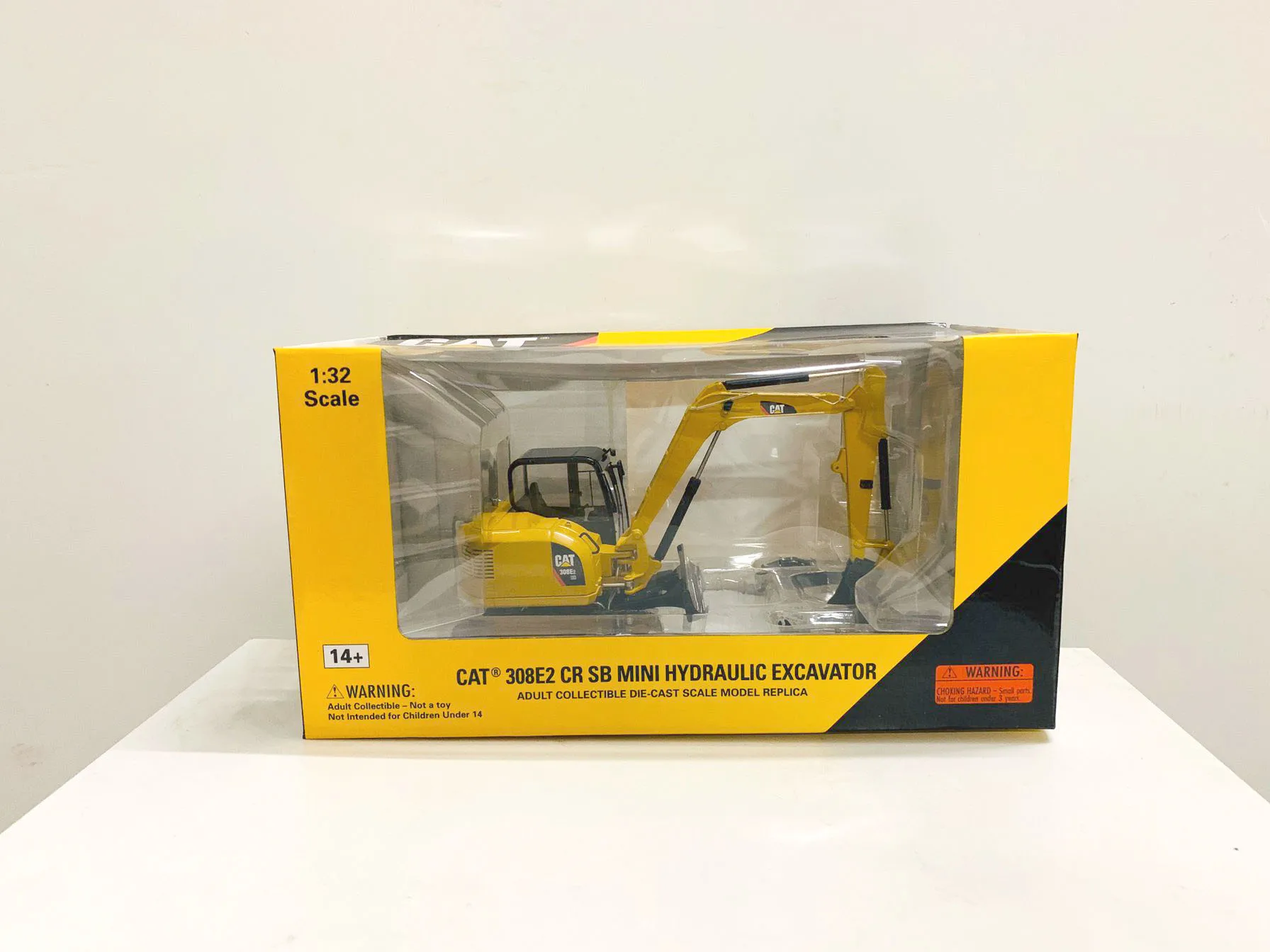 308E2 CR SB Mini Hydraulic Excavator 1:32 Scale DieCast Metal Collectible Model 55239 New in Box