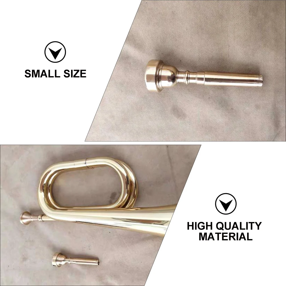 

1Set Trumpet Mouthpiece with Flexible Brush Replacement Parts for Trumpeters Gift Idea Musician Tool Trumpet Kit