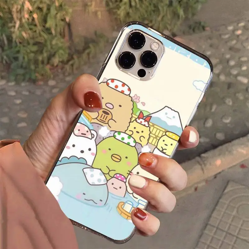 Sumikko Gurashi Phone Case For Iphone 7 8 Plus X Xr Xs 11 12 13 Se2020 Mini Mobile Iphones 14 Pro Max Case