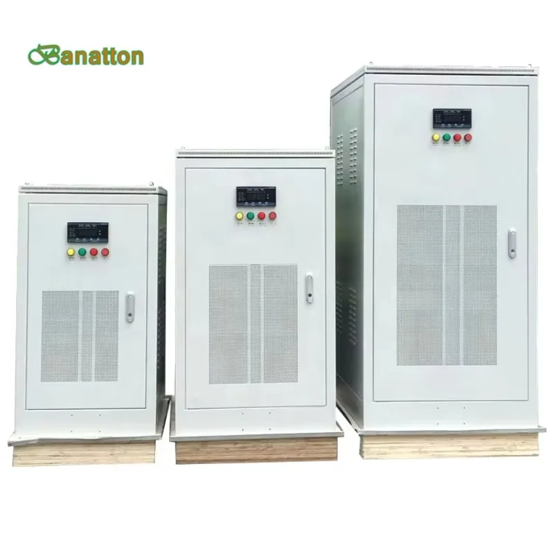 100/120 kVA dreiphasiger industrieller Spannungsstabilisator