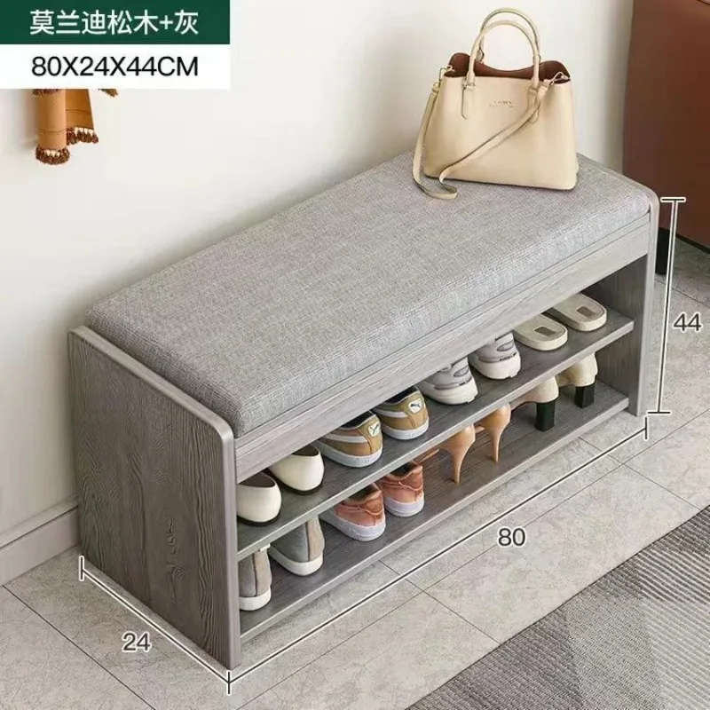 

Long shoe stool door can sit household storage stool multi-functional large shoe cabinet chair collection